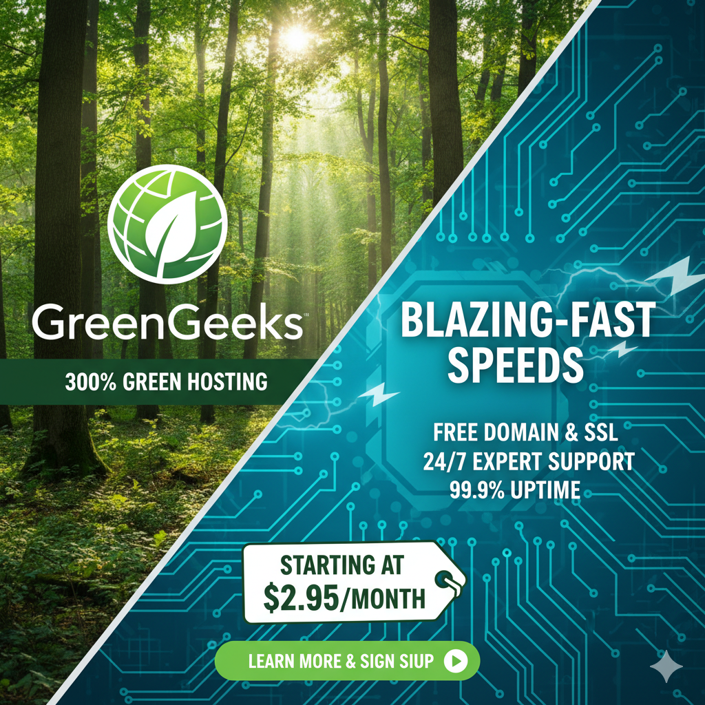 Green Hosting in Real Life: A Winding Review of GreenGeeks for Small Businesses